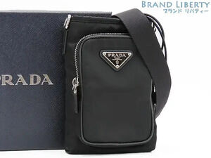 Prada Re Nylon Phone Shoulder Crossbody Bag Black